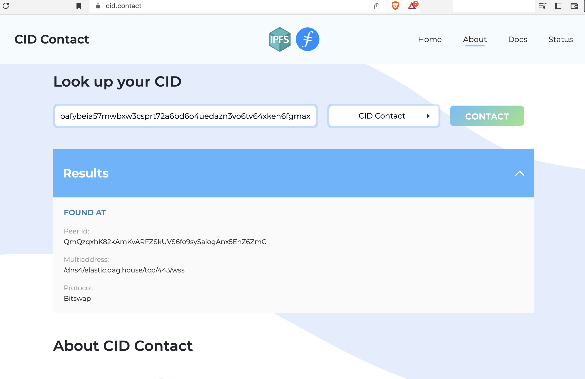 CID Contact